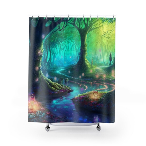 Fairy Shower Curtain Etsy