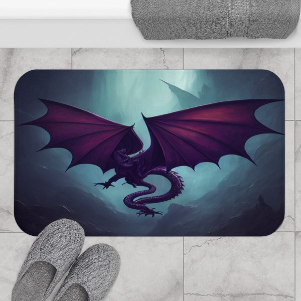 Dragon Bathroom Rug Etsy
