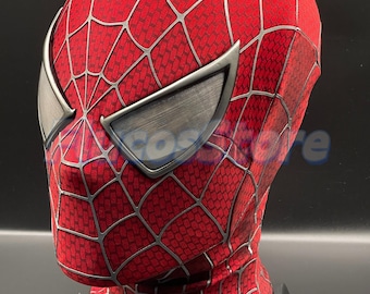 レッド トビー・マグワイア スパイダーマンマスク - シルクスクリーン