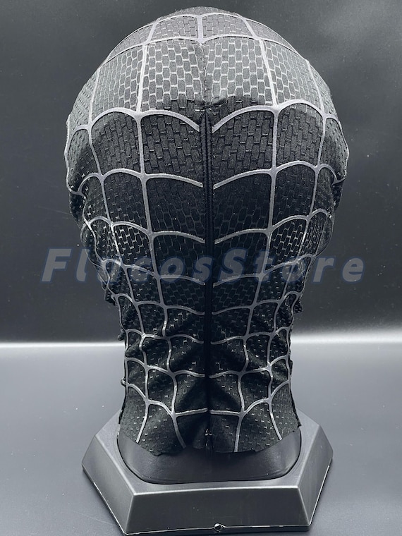 ブラックスパイダーマンマスク、トビー・マグワイアコスプレ、シルク