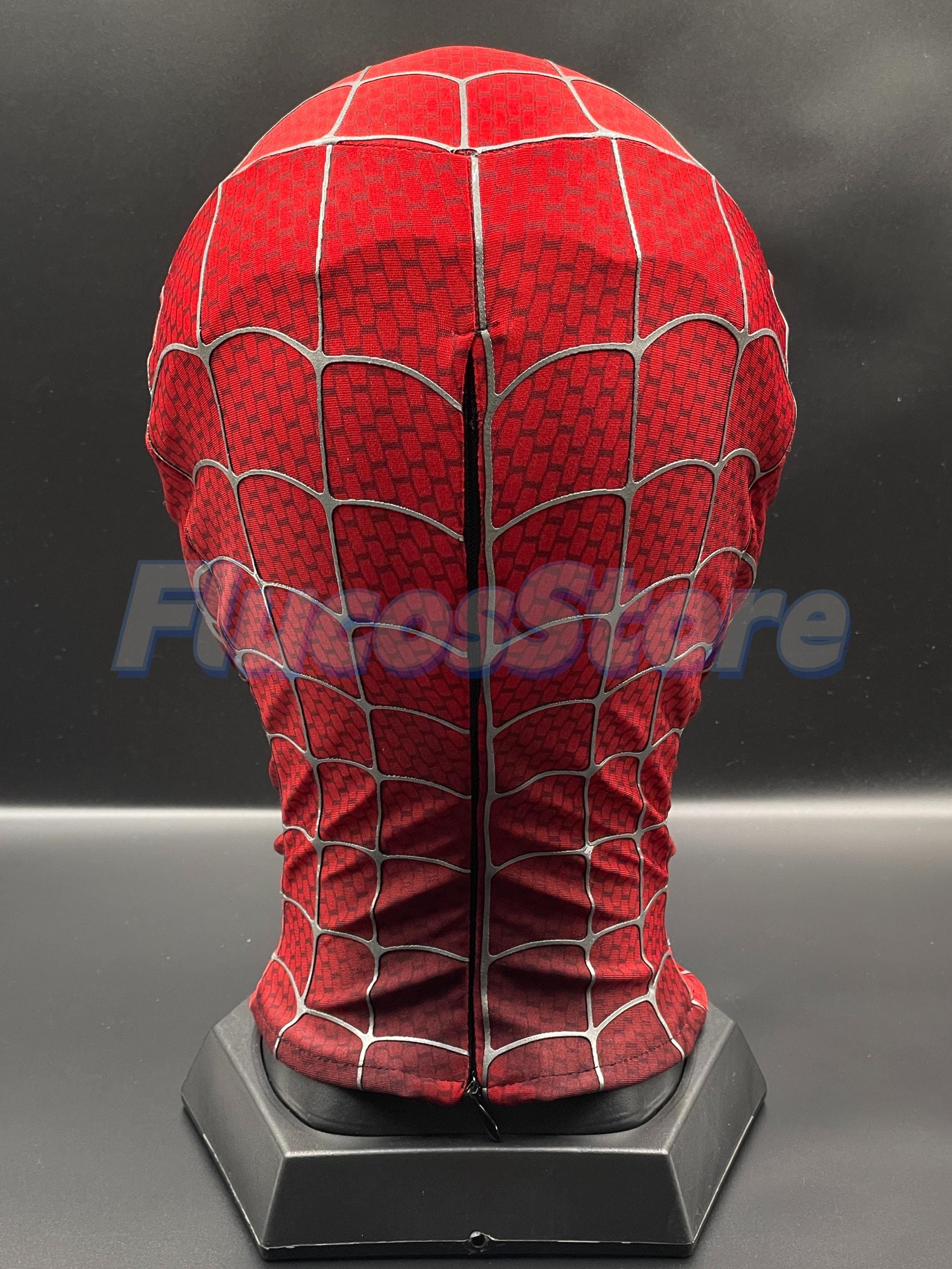 レッド トビー・マグワイア スパイダーマンマスク - シルクスクリーン