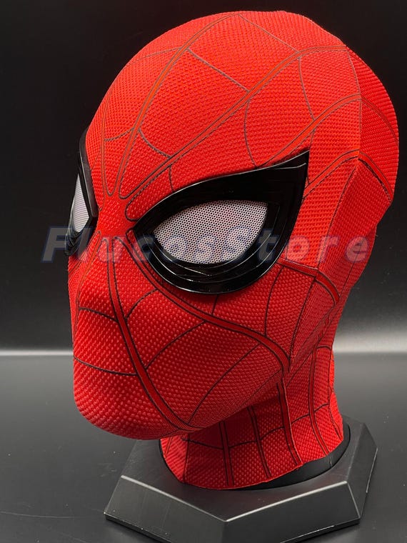 3Dプリントスパイダーマンマスク、トム・ホランドコスプレヘッドカバー