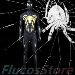 Spider-man Cosplay Costume,Anti-Octopus Battle Suit Spider-man Jumpsuit,Halloween Carnival Party Costume