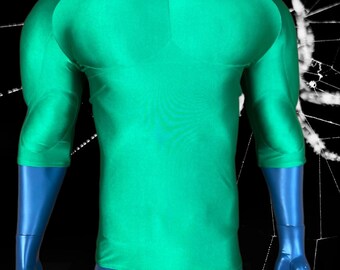 Green Muscle Suit, Men's Cosplay Costume, Bodysuit