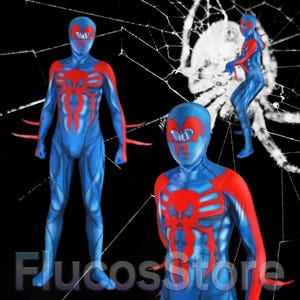 Spider-Man Cosplay Costume,Spider-Man Jumpsuit,Across the Spider-Verse Bodysuit,Halloween Party Costume