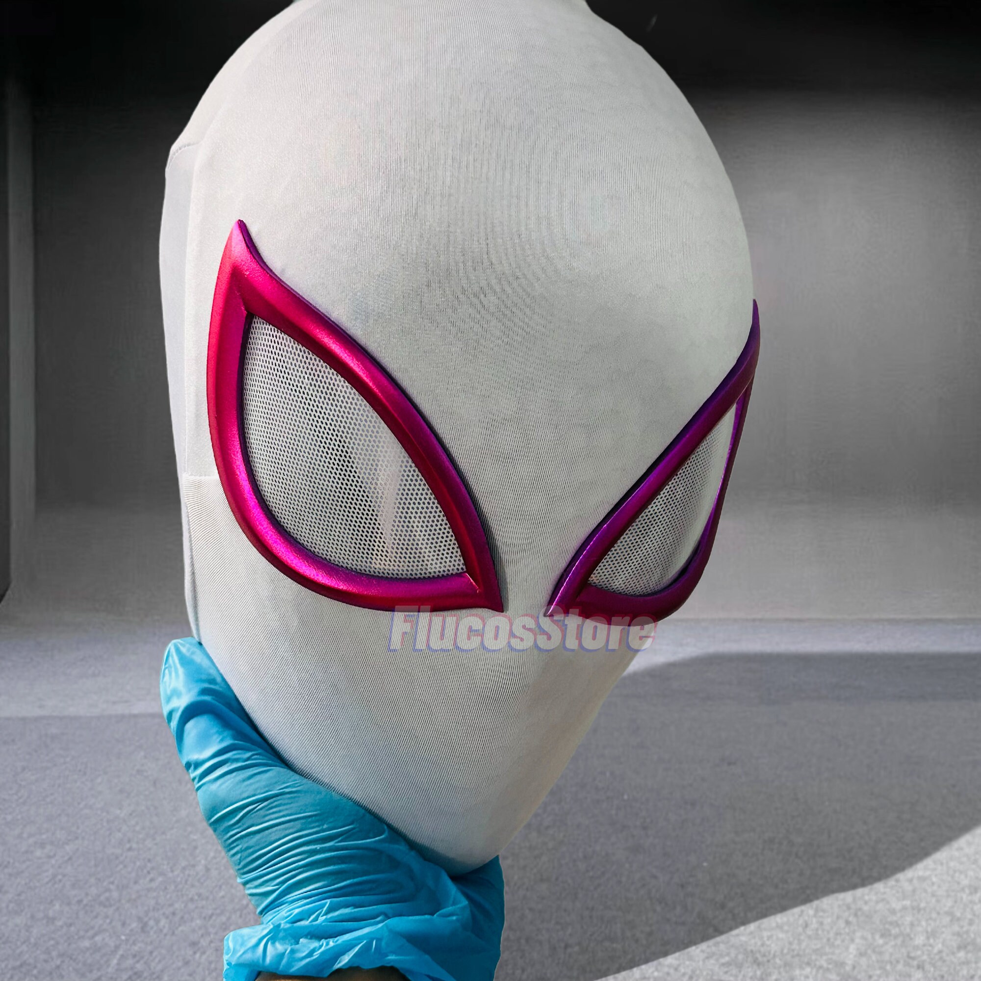 Spider gwen Cosplay Costume 3D Printing Spider woman Handmade Faceshell spider-gwen-cosplay-costume-3d-printing-spider-woman-handmade-faceshell