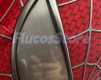 レッド トビー・マグワイア スパイダーマンマスク - シルクスクリーン