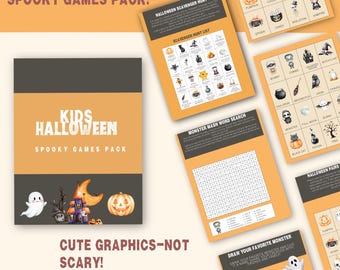 Halloween Games Bundle for kids