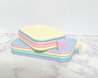 Rainbow Macarons Diamond Painting Tray | Made To Order | Aesthetic Diamond Painting Tray | Stackable Diamond Painting Tray