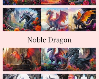 ドラゴンの国 - ダイヤモンドペインティング用剥離紙 - Etsy 日本