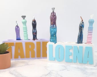 Custom Name Diamond Painting Pen Holder | Made To Order | Aesthetic Diamond Painting Pen Holder | Name DP Pen Holder