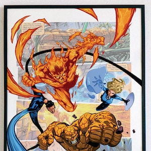 Fantastic four poster - Etsy 日本