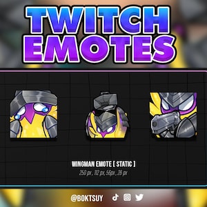 STATIC EMOTE WINGMAN Valorant Geeko lauern / Twitch / Streamer / Youtube / Discord / Emotes / Kick