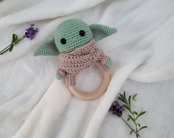 Baby rattle "Yoda"