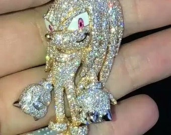 4.75 ct Diamond Cartoon Pendant iced out pendant Hip Hop Pendant Charm Pendant Christmas Iced Out Jewelry Mens With Out Chain