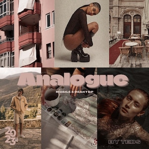10 Lightroom Analogue presets (new 2023),  Vintage Grain presets, Film flash preset, lightroom film, Film Presets, Disposable Camera Preset