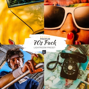70s Retro Lightroom Presets: Vintage Film Filter (Mobile & Desktop)