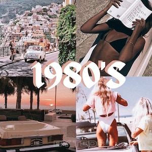 10 Lightroom jaren 1980 Vintage Presets (nieuw 2023), Influencer, Film Presets, Instagram Filter Bloggers, Retro Look Preset, Analoge Preset