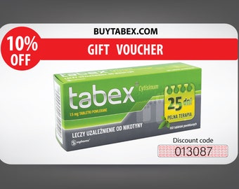 Tabex Gift Card Voucher