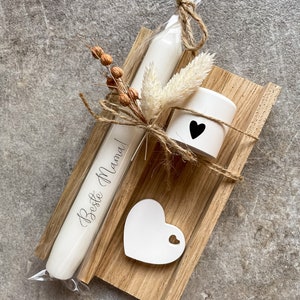 Candle with saying - gift for mom