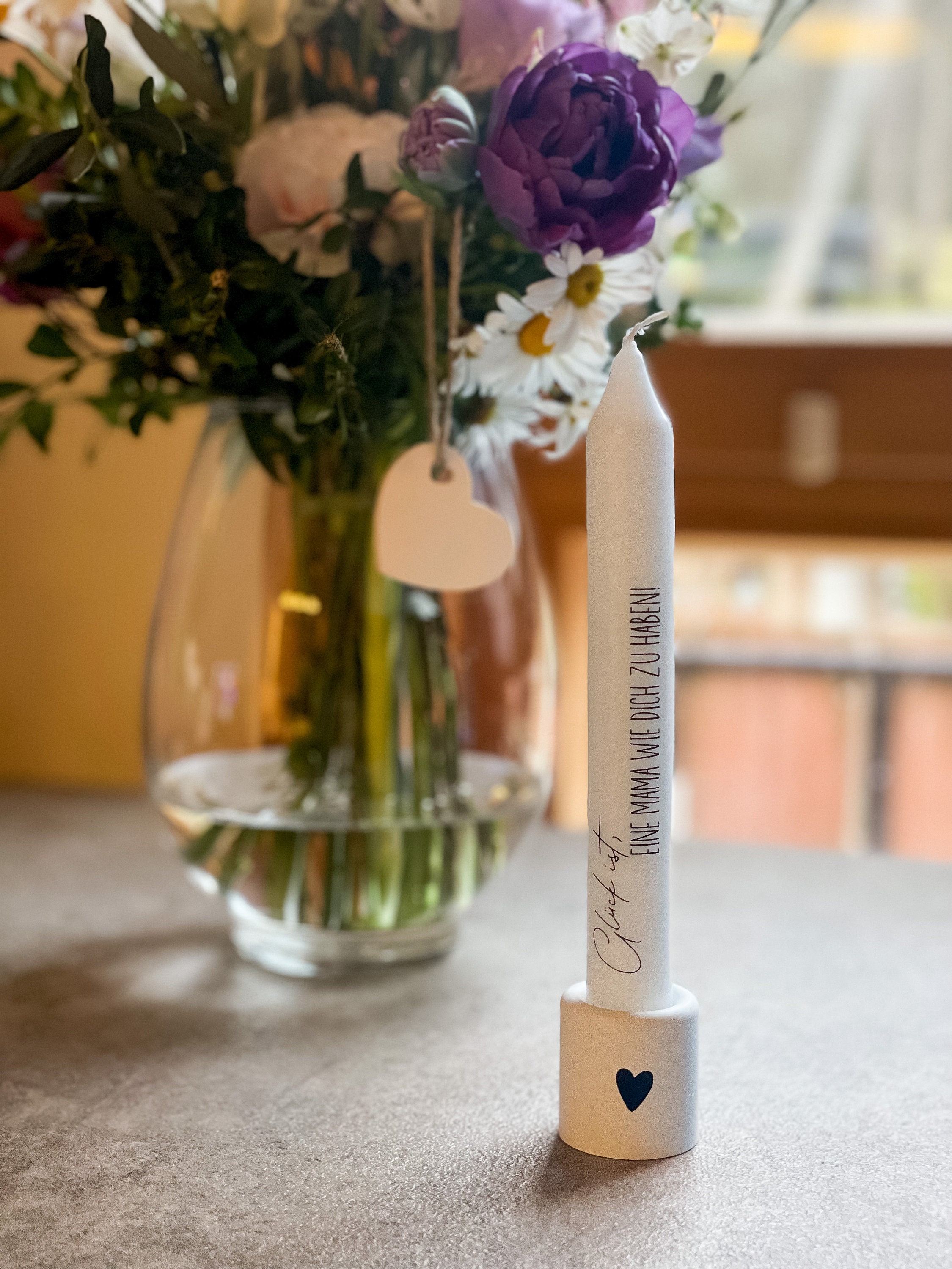 Kerze mit Spruch Geschenk für Mama Etsy.de