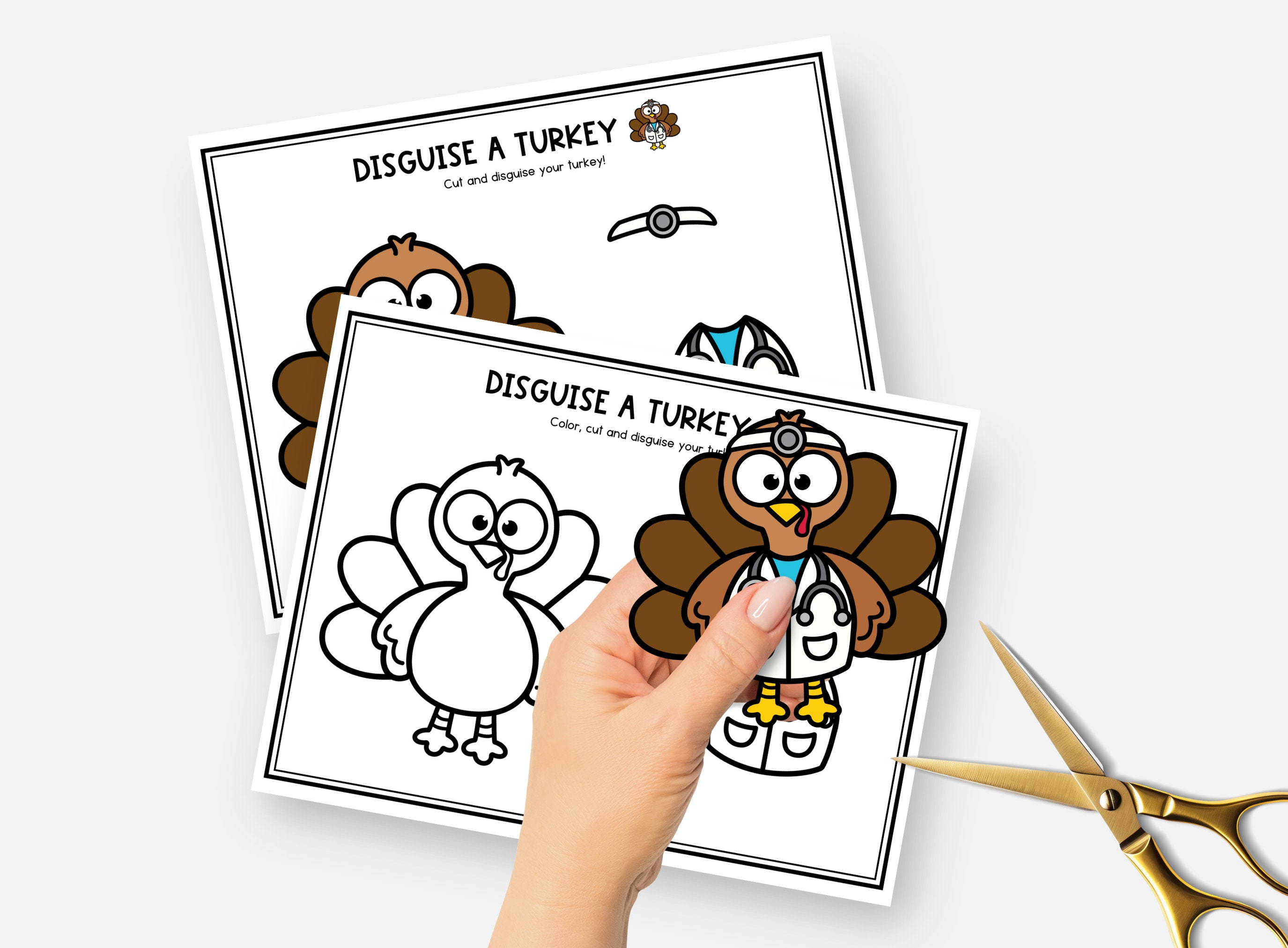 disguise a turkey, doctor disguise, turkey in disguise project, turkey day  craft, thanksgiving bulletin board decor, disguise worksheets