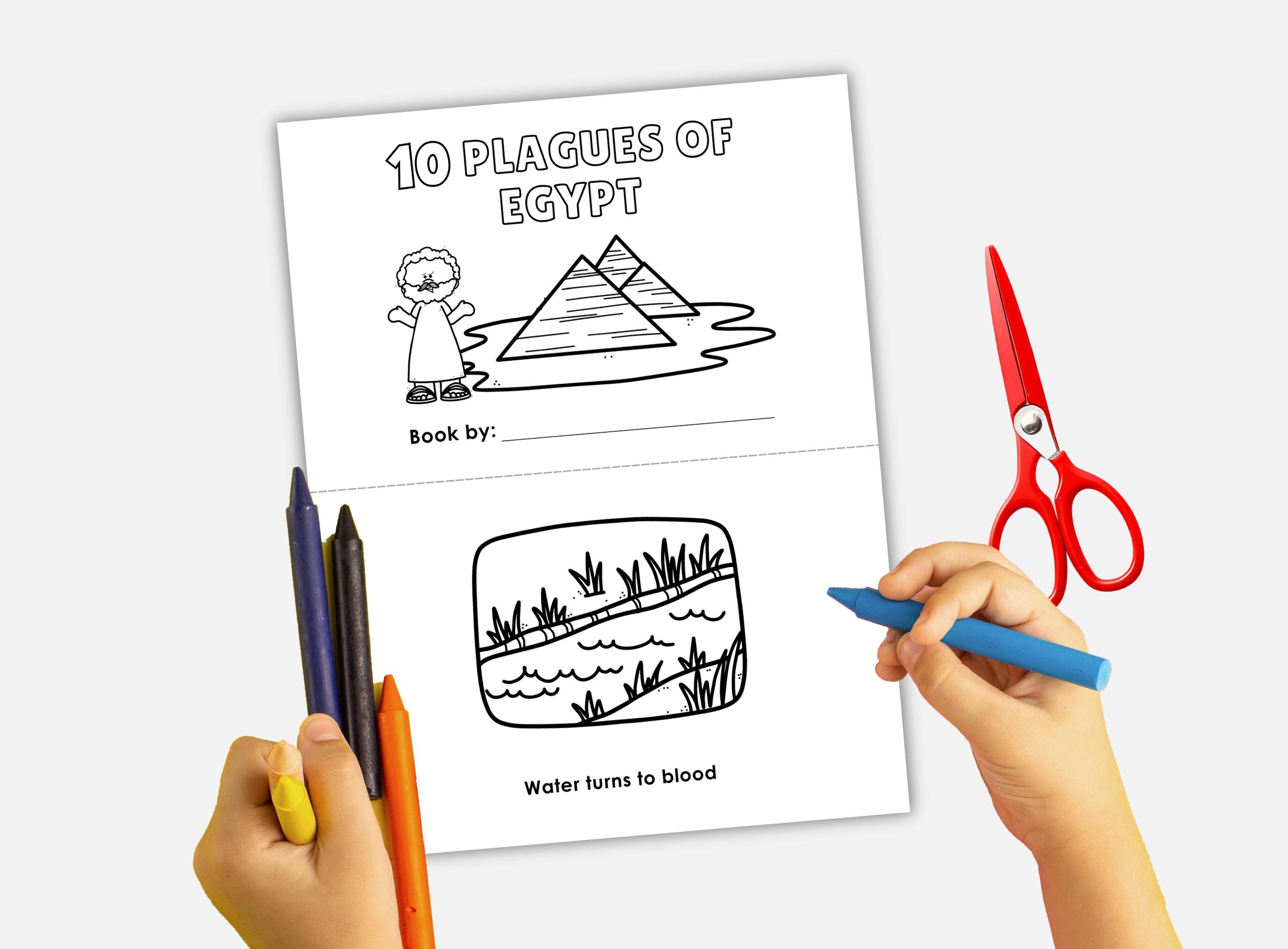 The 10 Plagues of Egypt, Moses Bible Lesson, VBS Activity Pack, Exodus ...