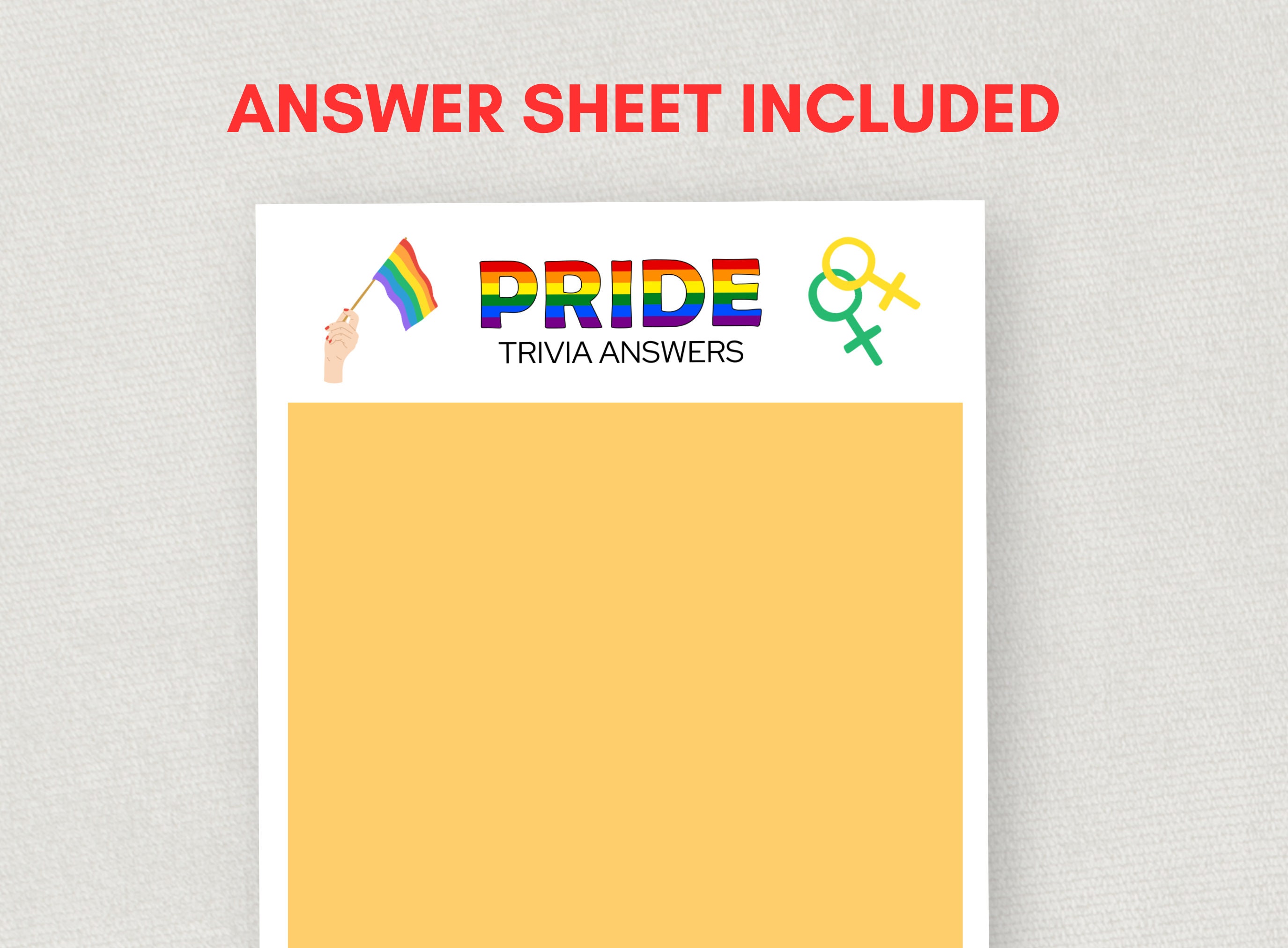 Printable Pride Trivia, Pride Month Party Games, LGBTQ Trivia Questions ...