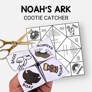 Arca de Noé, Juego de adivinanzas con historias bíblicas, Manualidad fácil para niños en la escuela dominical, Actividad para colorear de adivina, Educación cristiana en el hogar, Escuela Bíblica de Vacaciones