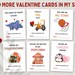 Printable Unicorn Valentine's Day Cards Fun School - Etsy