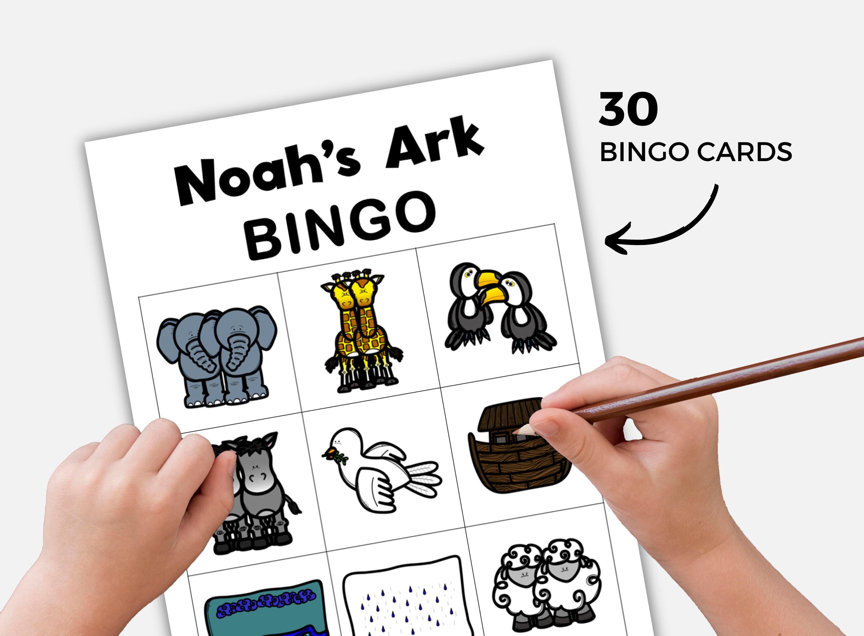 Noah's Ark Bible Lesson, Printable VBS Crafts, Games and Activities ...