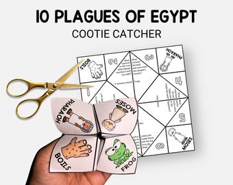 Las diez plagas de Egipto, el cazador de piojos de la historia bíblica de Moisés, actividad imprimible para niños de la escuela dominical de Pascua, adivina cristiana de la Escuela Bíblica de Verano