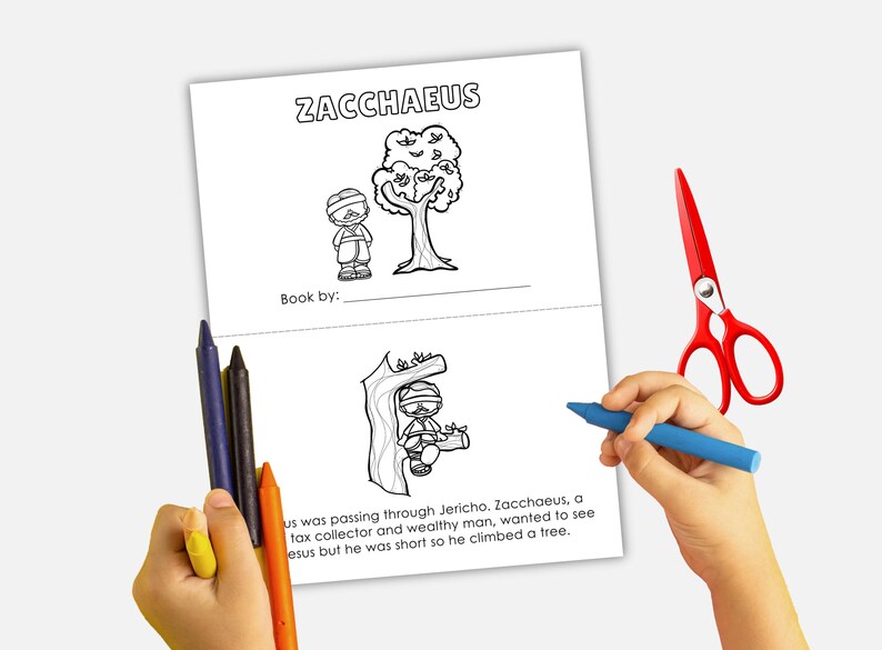 Zacchaeus Bible Lesson, VBS Activity Pack, New Testament Sunday School ...