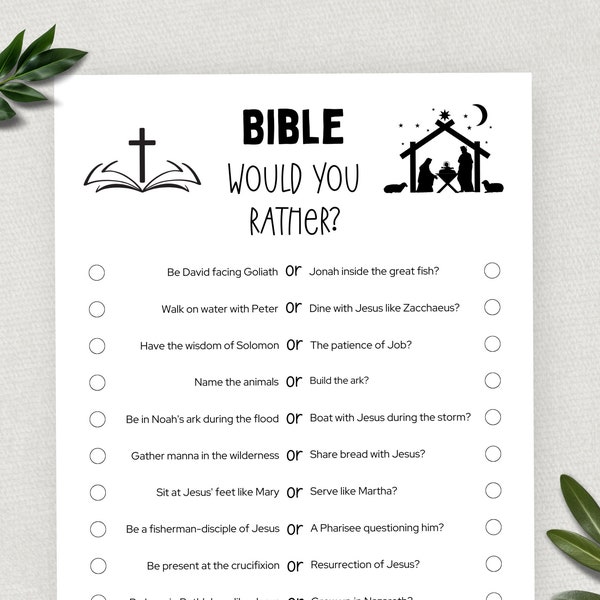Christian would you rather etsy