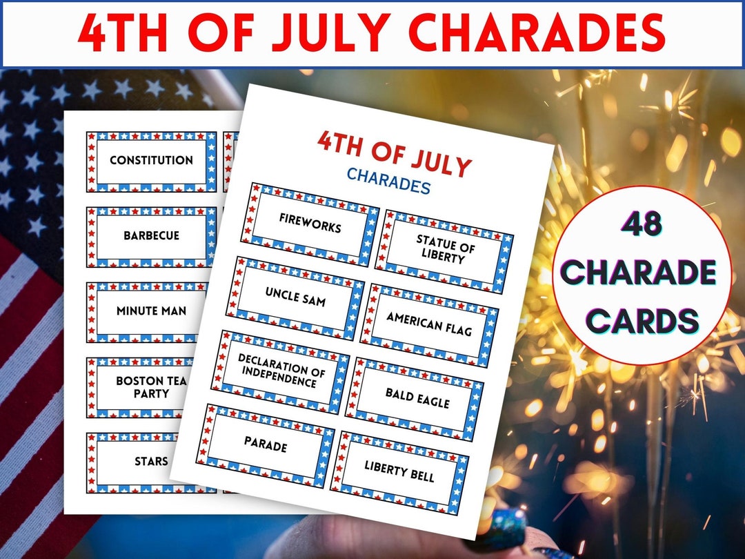 4th of july charades