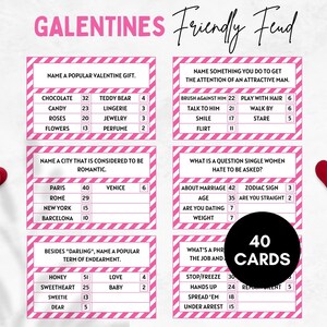 Galentines Day Friendly Feud, Ladies Night Party Game, Valentines Day Trivia, Girls Night Games, Adult Party Game, Digital Download