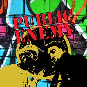 Public Enemy Digital Canvas Art
