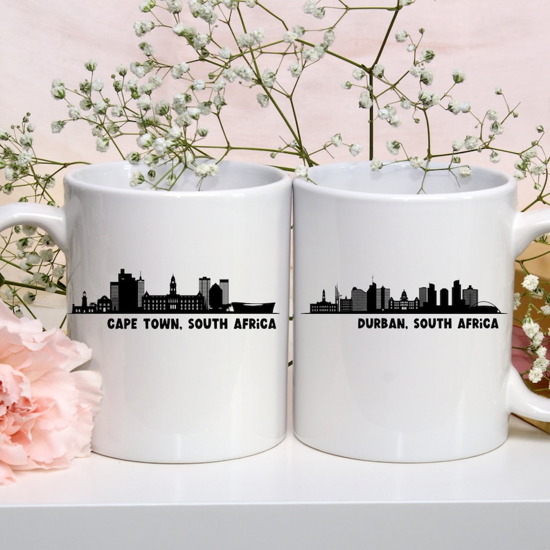 South African City Landscape Cape Town Johannesburg Bloemfontein