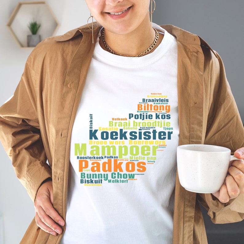 Afrikaans Word Art Cut File Popular Afrikaans Food Words Afrikaans Clip