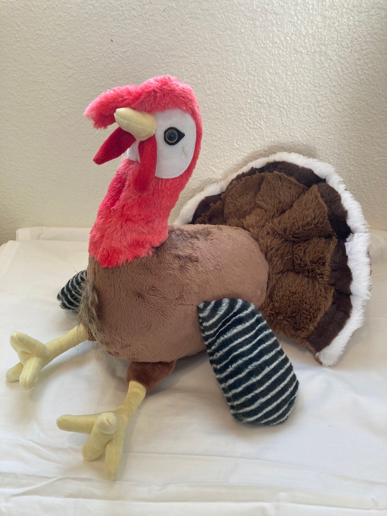 15 Turkey Plush Realistic Stuffed Farm Animal Toy Etsy