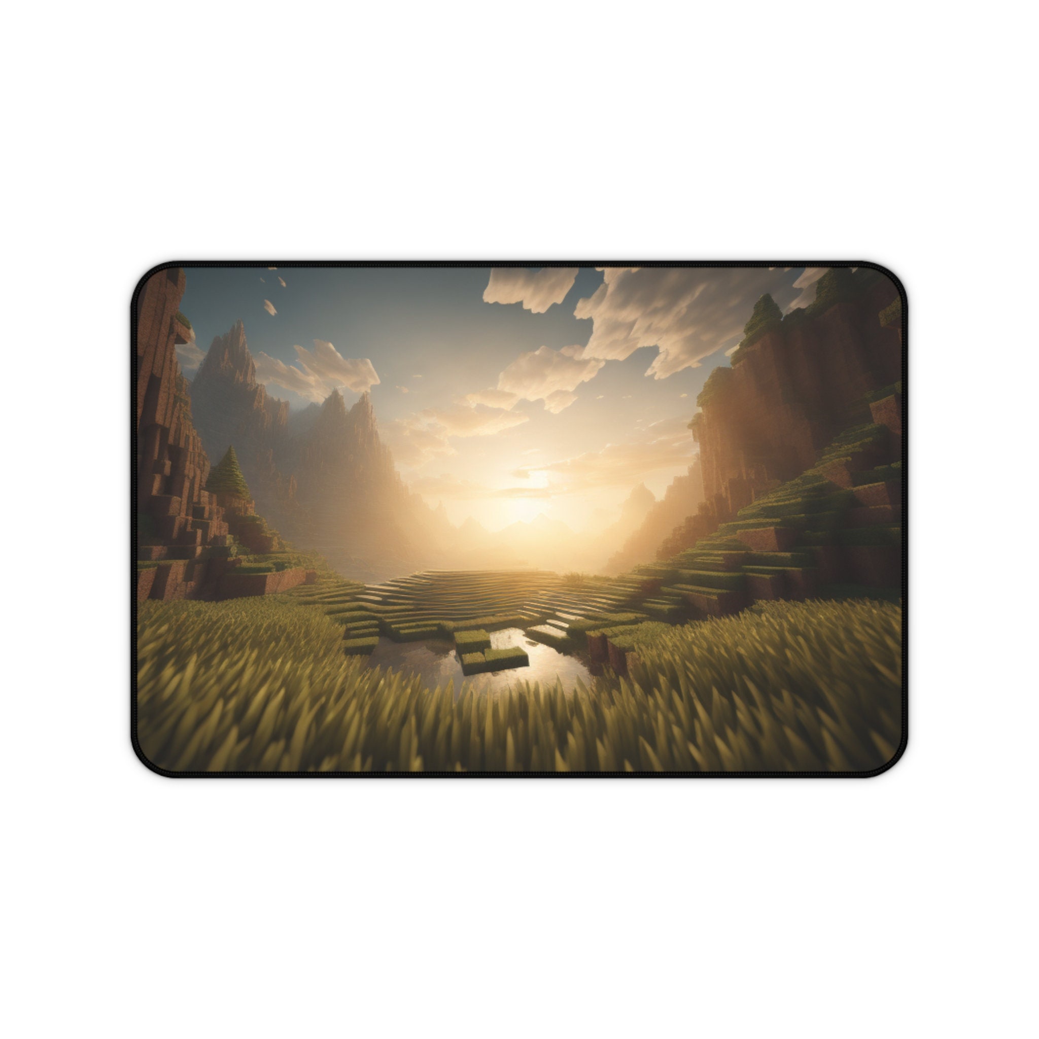 Minecraft Gaming Mat Video Game Gamer Desk Mat Mousepad Mouse Pad Gamer ...