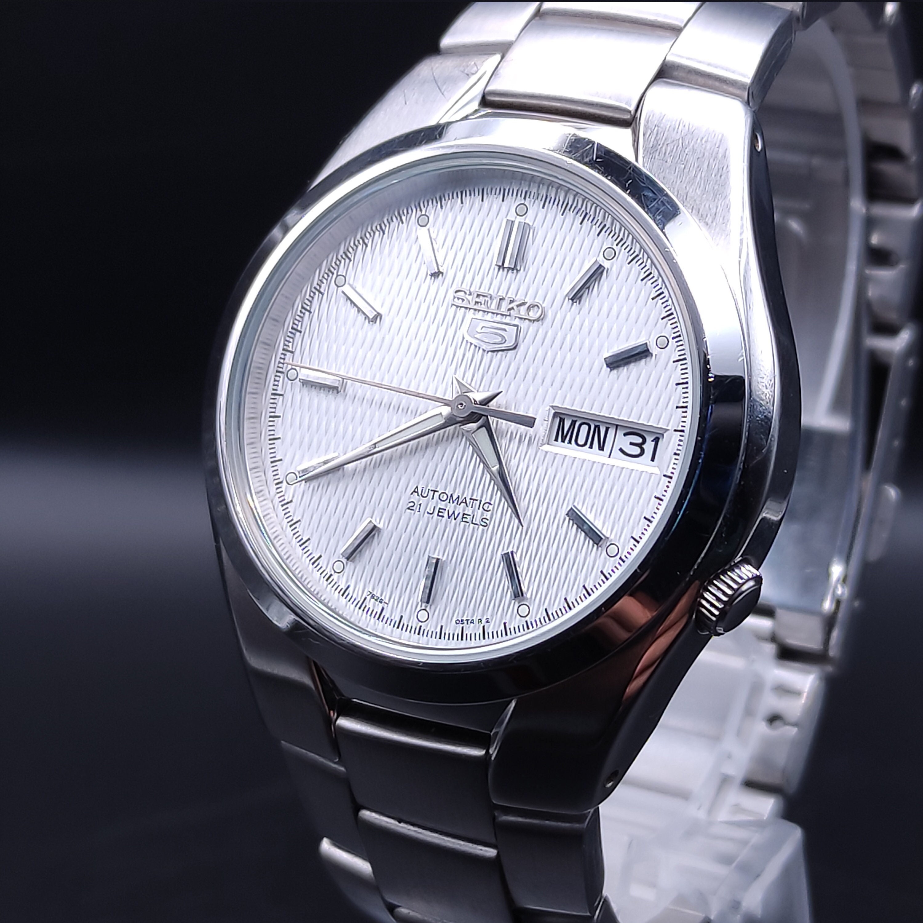 Seiko 5 Automatic 21 Jewels 7S26-02F0 Sports Men Watch - Etsy