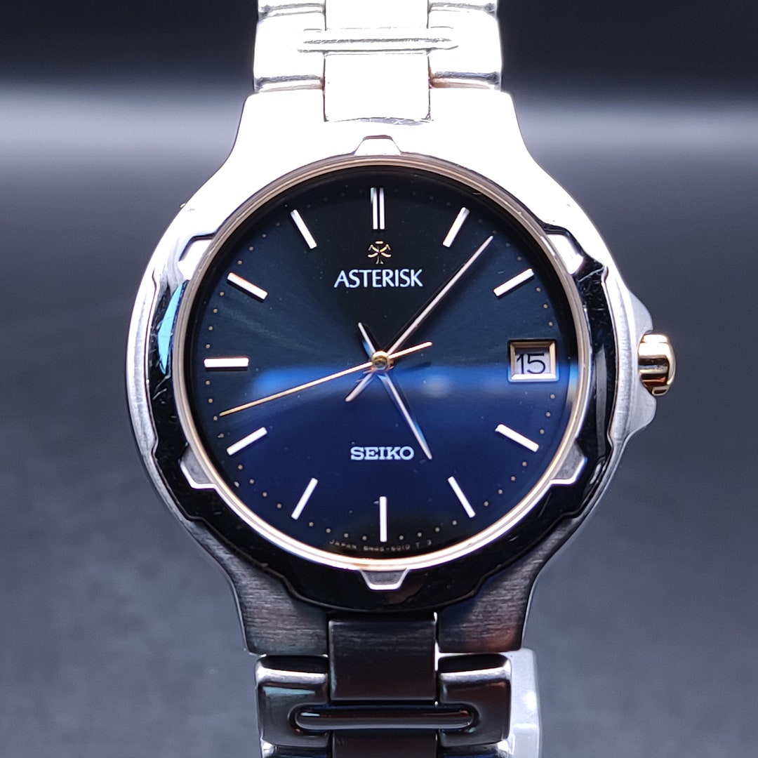 Rare Seiko Asterisk Quartz Wrist Watch 1992's Vintage Good - Etsy