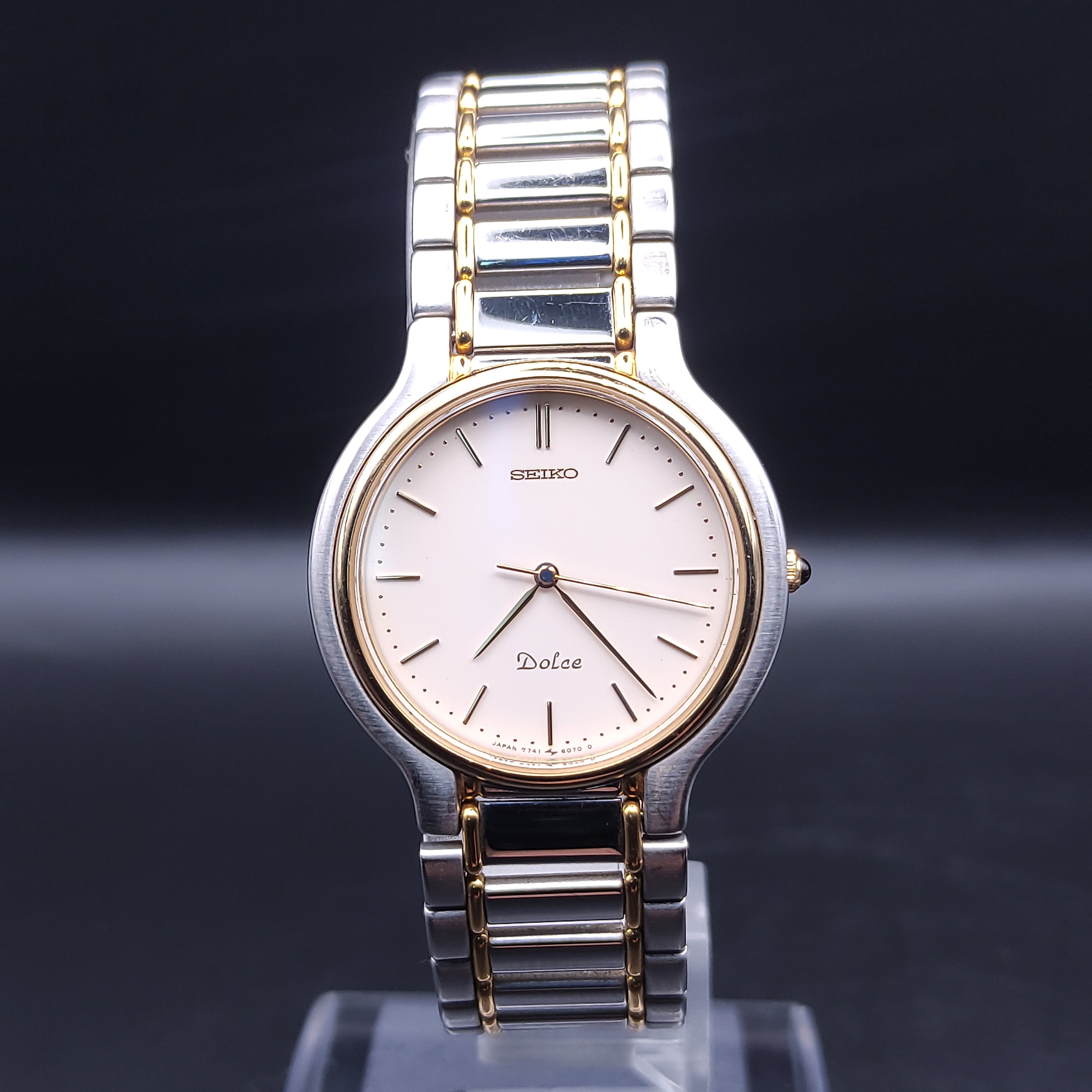 Seiko Dolce Vintage 1980's Quartz Wrist Watch 7741-6050 - Etsy