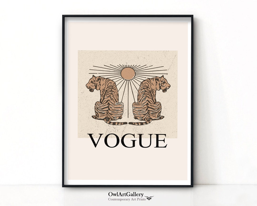 Vogue Magazine Cover Posters Vogue Poster Fashion Poster - Etsy