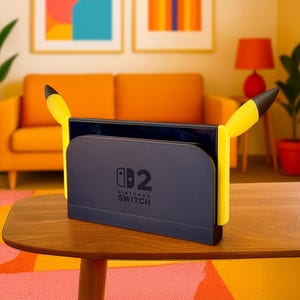 PikaPorts | スイッチ用マグネット式アタッチメント2個 | ダストプロテクター | カスタム3Dプリントアクセサリ