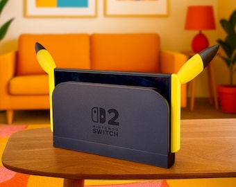 PikaPorts | Switch 2 accessoires magnétiques | Protecteur de poussière | Accessoire personnalisé imprimé en 3D