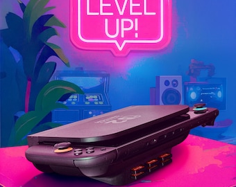 Base de perfil ultrabajo / Soporte horizontal para Nintendo Switch 2 / Accesorio personalizado impreso en 3D