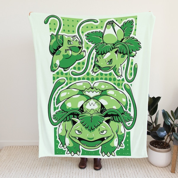 Bulbasaur Blanket Etsy