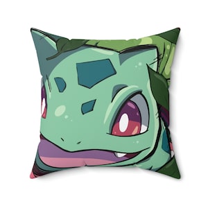 Pokemon Cushion Filled Square Kids Pikachu Squirtle Charmander Bulbasaur